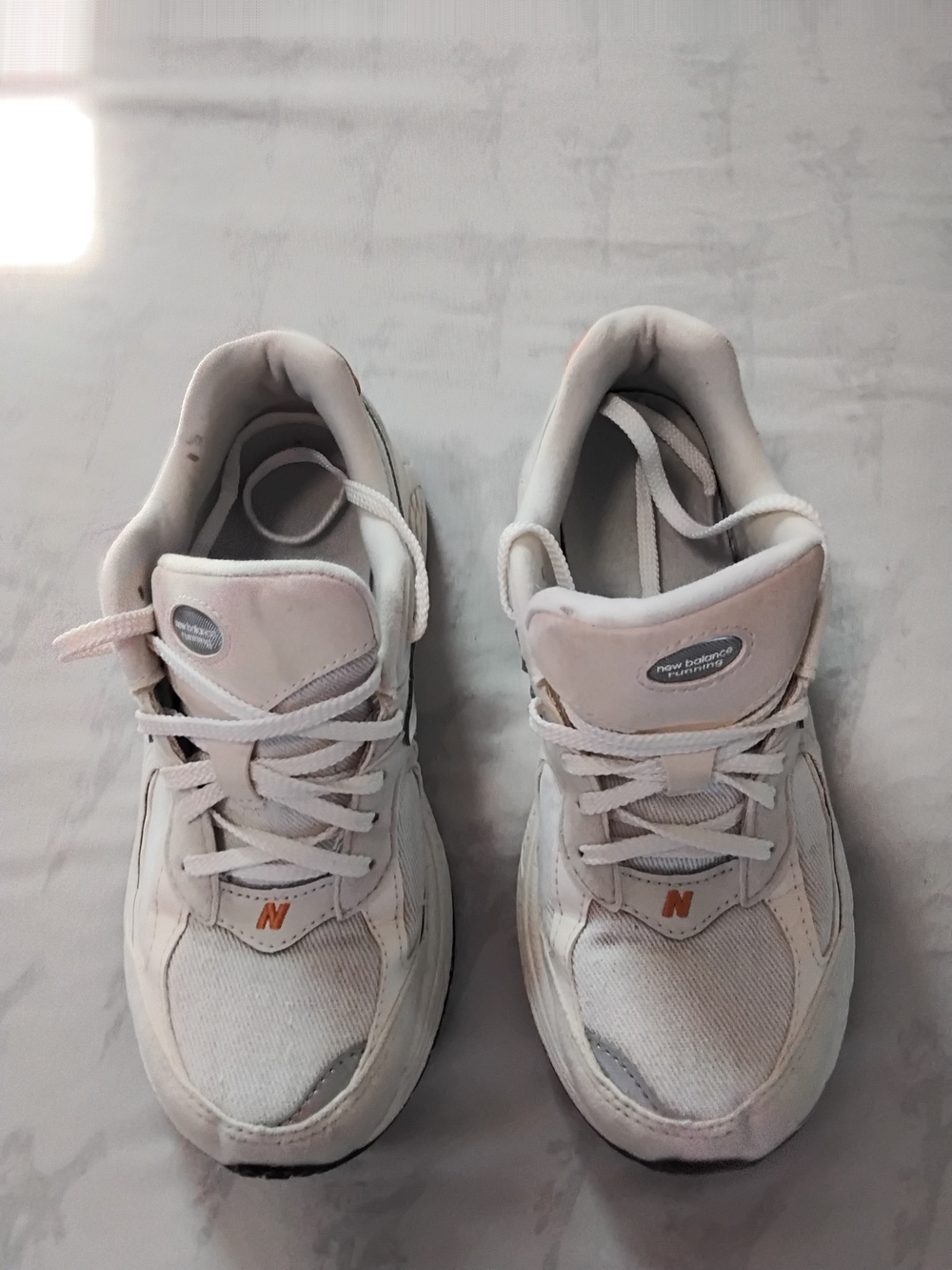New Balance Kids' White Sneakers - Lightweight Comfort